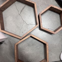 Decorative Wood Shelves 