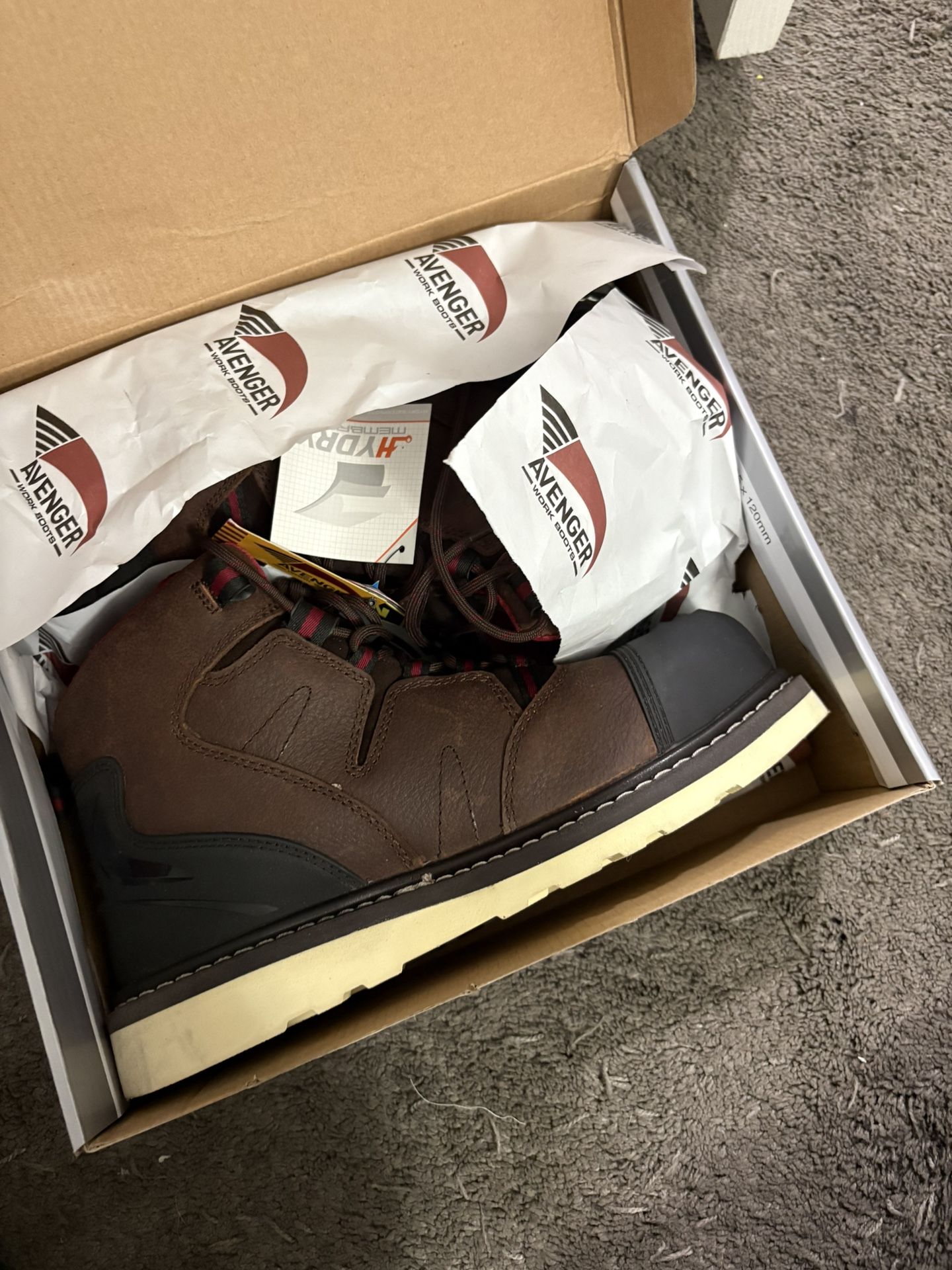 Avenger Steel Toe Work Boots