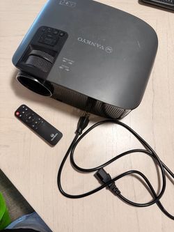 Vankyo Home Projector with Remote and Power Cable