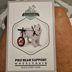 L/XL Dog Rear Wheelchair