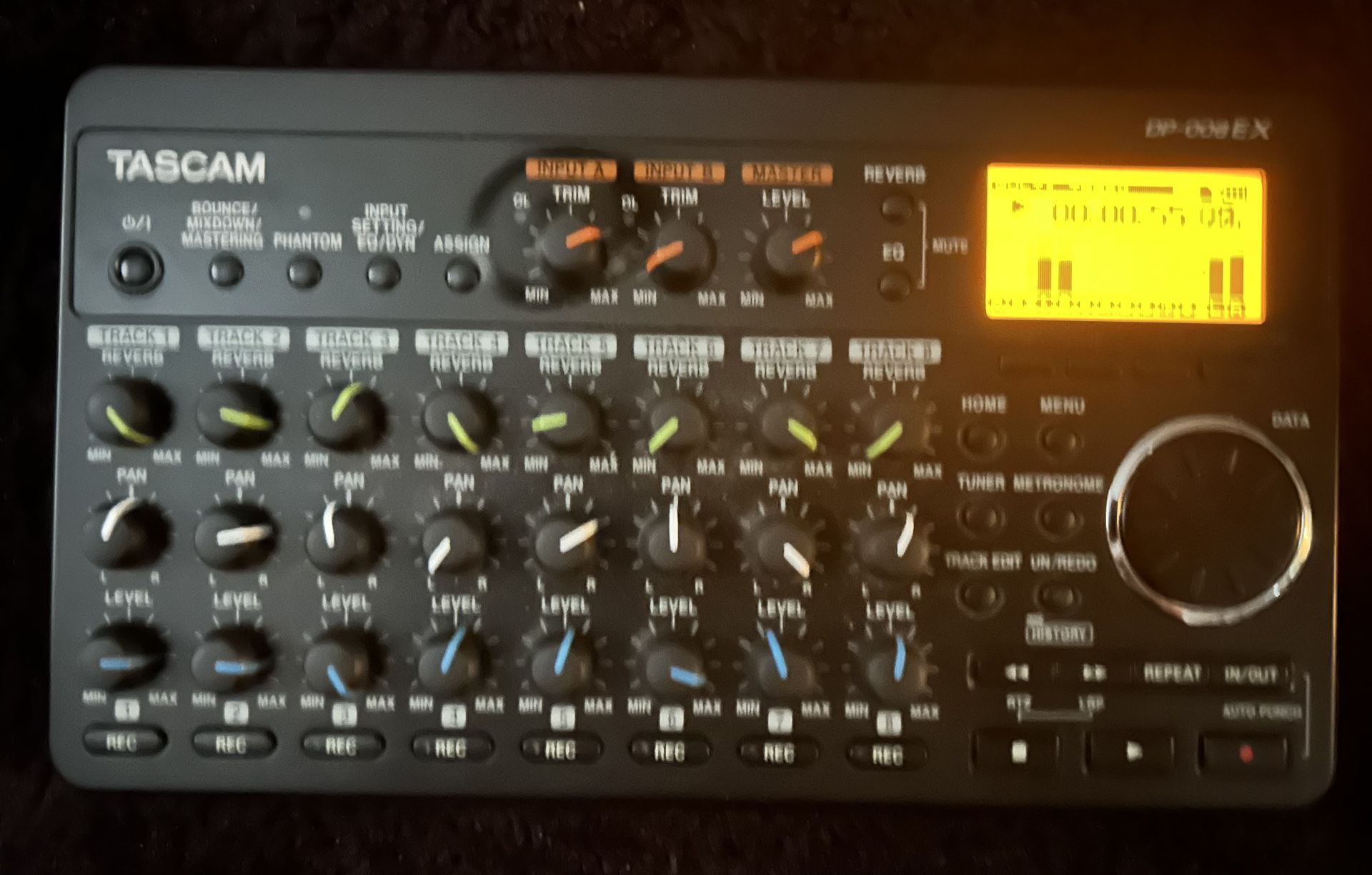 Tascam DP-008EX With Accessories