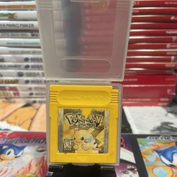 Pokemon Pikachu Yellow Version Gameboy 