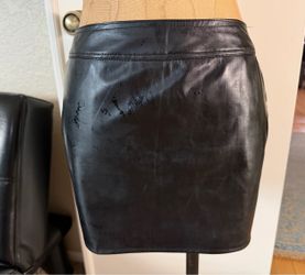 Leg Avenue PVC Goth Steampunk Skirt  S