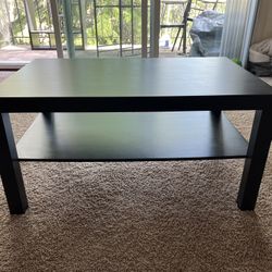 Small Black Wood Table 