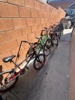 LOT OF BIKES
