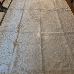 Stunning Unique  Large Tablecloth 