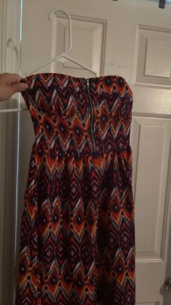 Strapless summer dress