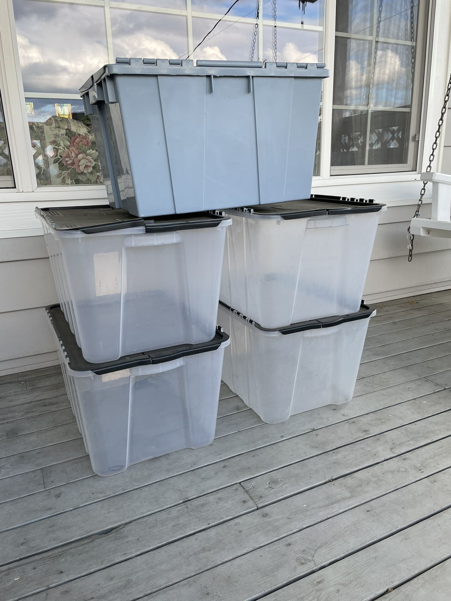 Flip Top Totes for Storage PENDING PICKUP
