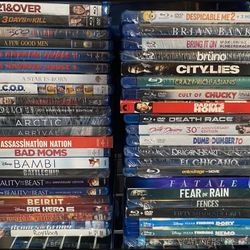 Bluray Movies Some Brand New Some Like New