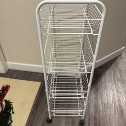 4 Tier Shelf  On The Wheels