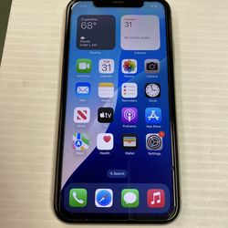 iPhone 11 A211 64 GB  CARRIER VERIZON NO SIM CARD RESTRICTIONS cracked on the back. Check pictures for more details.