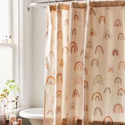 Urban Outfitters Boho Rainbow Shower Curtain