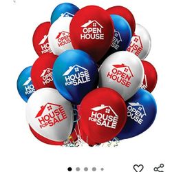 2 Packs Open House Balloons