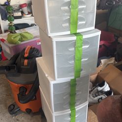 3-door Plastic Sorting Drawers - 5