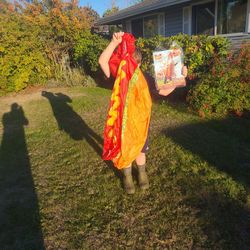 Inflatable Halloween Hot Dog Costume