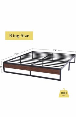 King bed frame