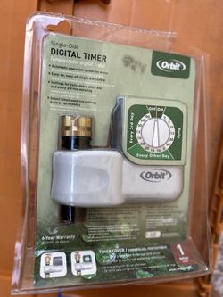 Single dial digital timer