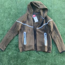 Brown Reflective Nike Tech 