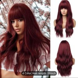 Burgundy Wig