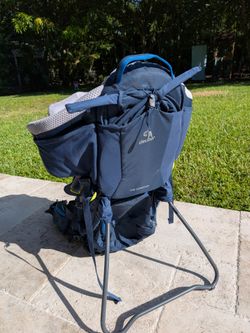 Deuter Kid Comfort Child Carrier Hiking Backpack – Midnight Blue (Great Condition)