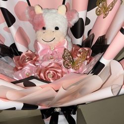 Eternal Roses / Rosas Eternas / Flowers/ Cow Bouquet