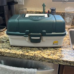 Plano Fishing 🎣 Tackle Box With 3 Shelves Lockable 