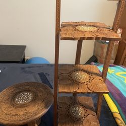 Plant Stand And Pie Stand 