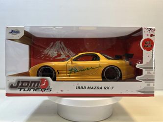 1993 Mazda RX-7 Diecast Model Car: 1/24 Scale, New In the Box By Jada
