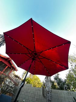 Solar Umbrella 9 ft new in the box