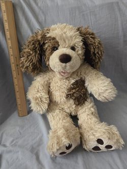 16" Build A Bear Shaggy Puppy Dog Plush