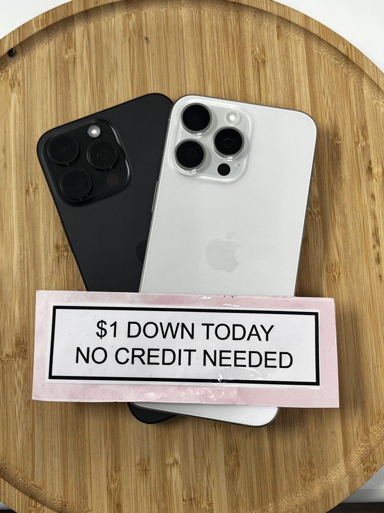Apple IPhone 15 Pro Max 6.7 -PAYMENTS AVAILABLE-$1 Down Today 