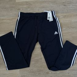 Adidas Navy & White Track Pants