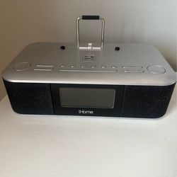 iHome Apple iPhone Docking Charging Radio Clock Alarm