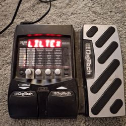 Digitech multifex pedal with Wah/ Vol Pedal