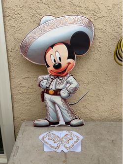 Charro mickey backdrop props