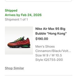 Air Max 95 Big Bubble Hong Kong Size 9