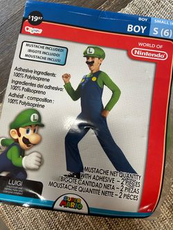 Luigi Child Costume Boy Small