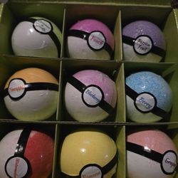 Kids Pokemon Bath Bombs With Toy In Each One