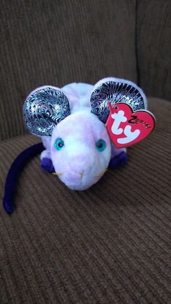 Classic Beanie Babies Zodiac "Rat" Like New Condition
