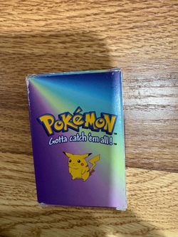 1998 Vintage Pokémon KFC Kids Meal Collectible Box – Pikachu