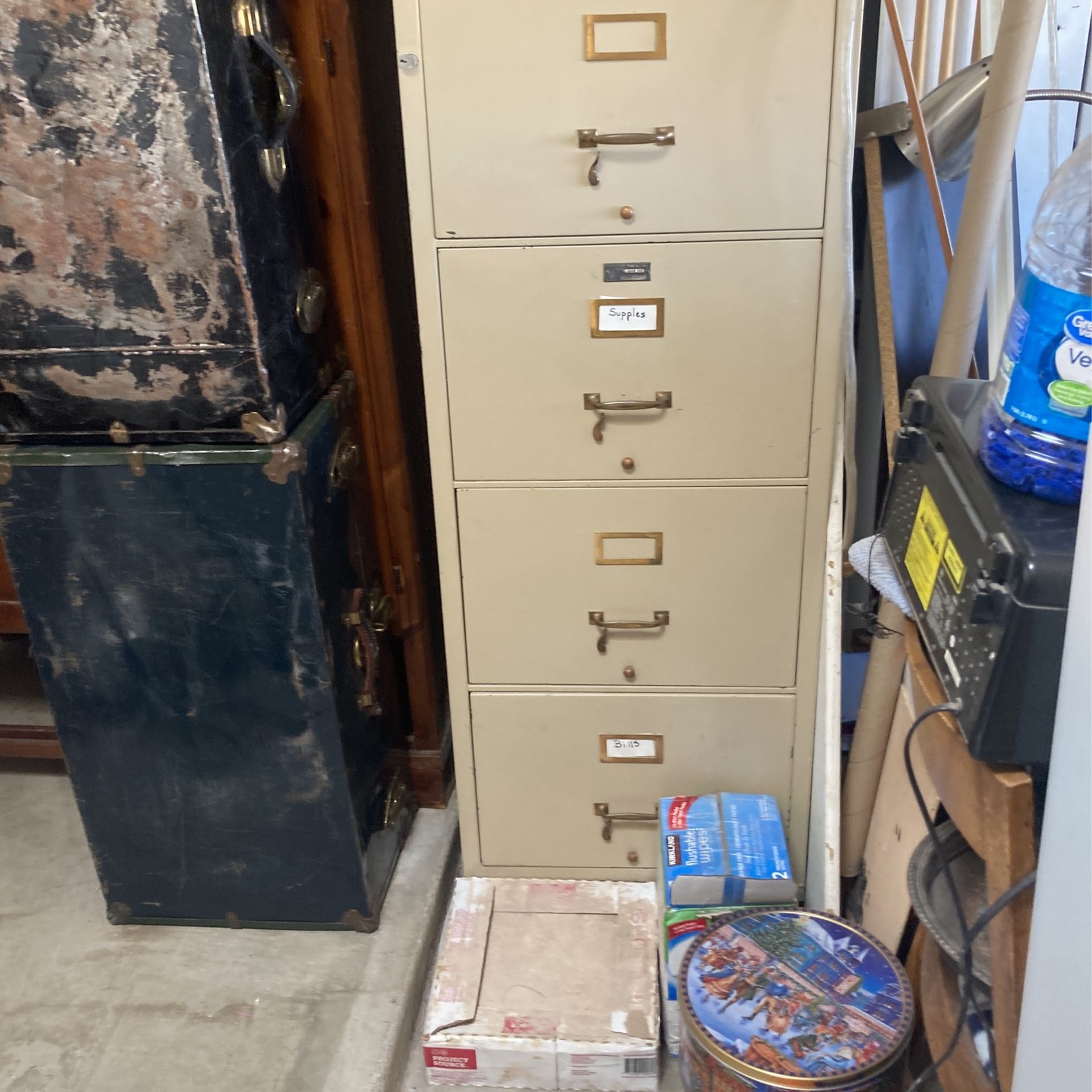 Fire Proof File Cabinet No Key