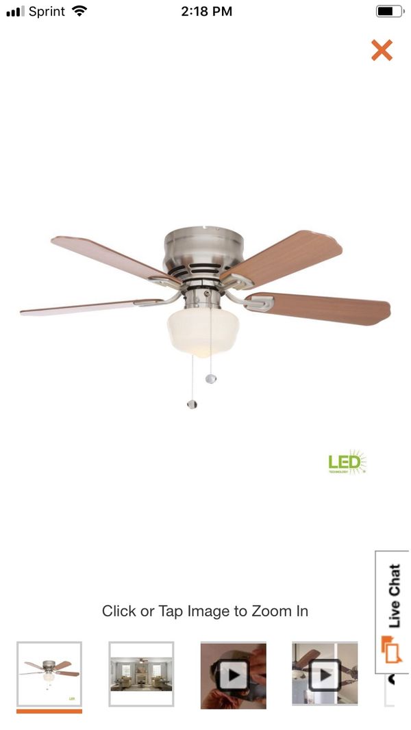 New Middleton 42 In Led Indoor Brushed Nickel Ceiling Fan With New Middleton 42 In Led Indoor Brushed Nickel Ceiling Fan With Light Kit