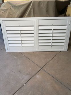 Wood Window Shutter with frame