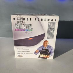 NEW Vintage George Foreman Grill - "Hot Metal" Series - Never Used!
