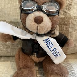 Art's Toy Plush Aviator Bear Pilot Bomber Jacket Hat Goggles Scarf 6" Plush. Condition is pre owned and is overall in solid and respectable shape. Shi