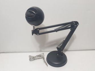 Blue Snowball Ice USB Microphone In Black/Adjustable Stand .All Works Great