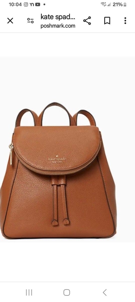 KATE SPADE BACKPACK/ SHOULDER PURSE