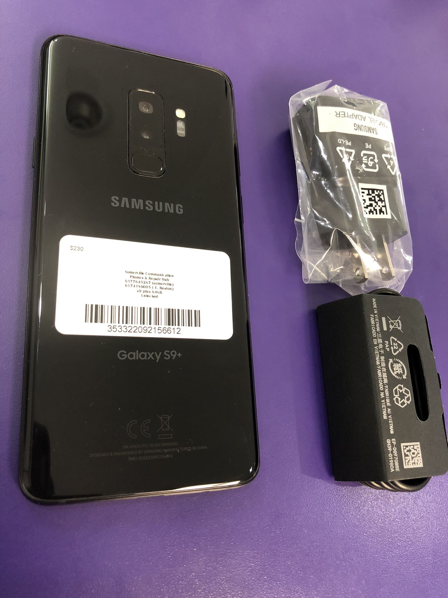 Samsung Galaxy s9plus 64 gb unlocked