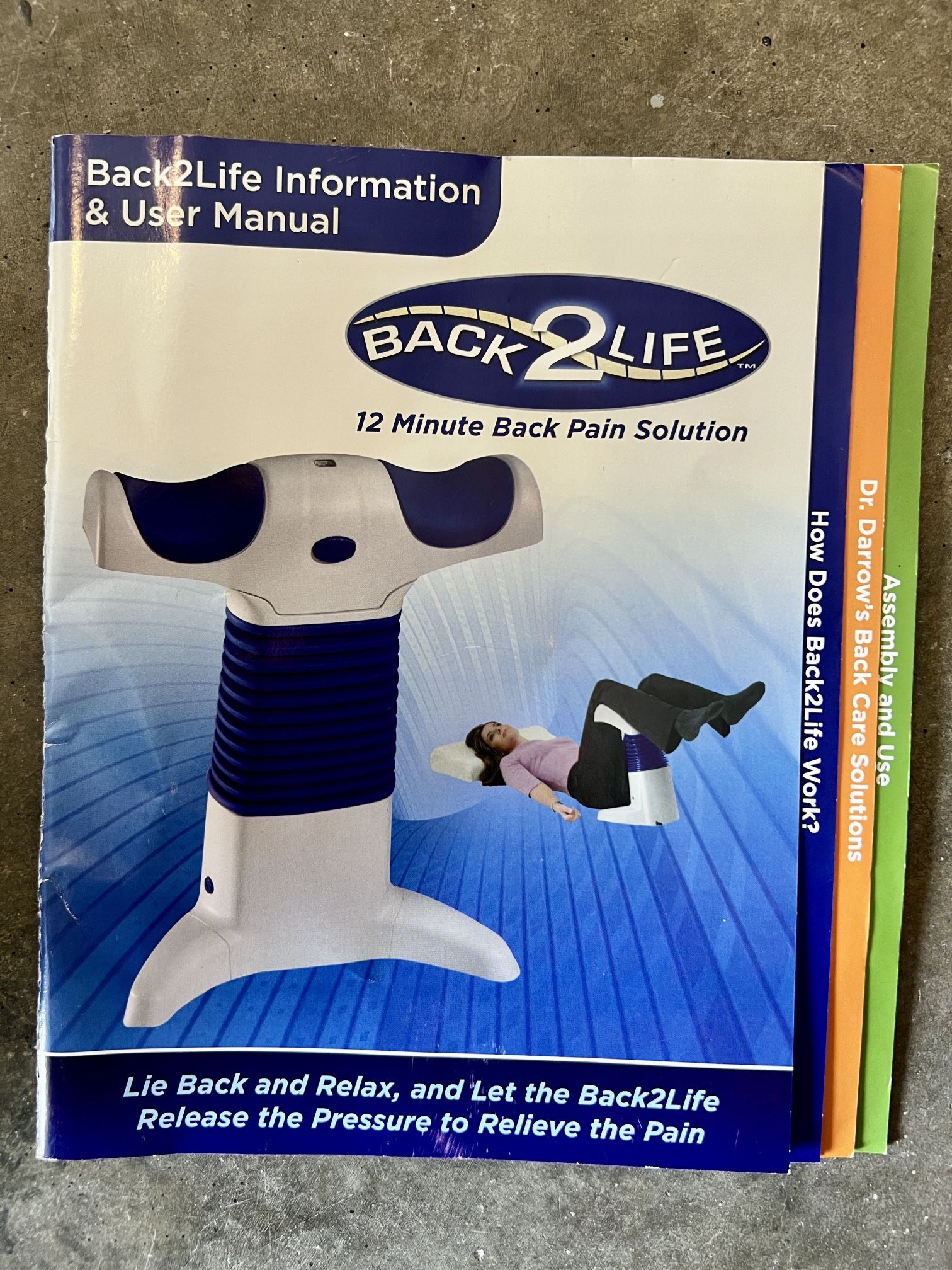 back 2 life therapeutic massager back pain solution