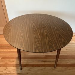 Mid century Dining Table- Extendable With Leaves 